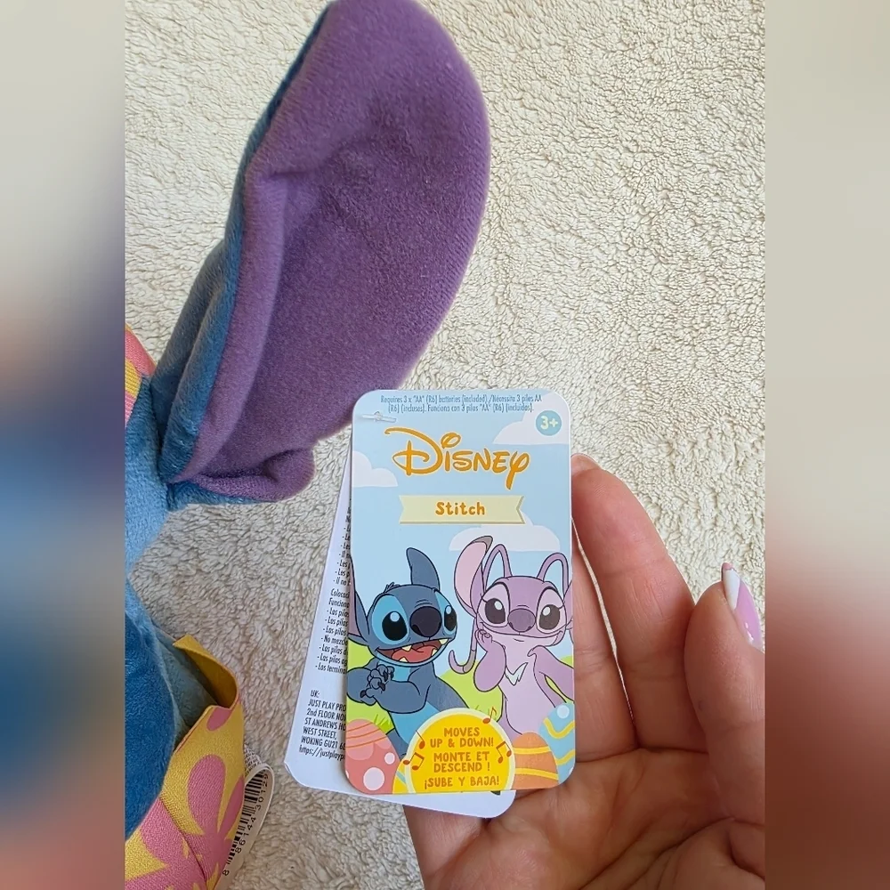 NWT new release 2025 Disney original store Lilo & Stitch Easter Musical Plush
